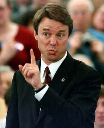 john edwards erstwhile candidate for president was famous for it